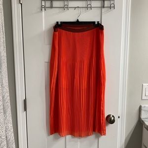 Coral Pink Fossil Maxi Skirt